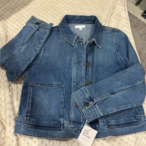 NWT Lauren Conrad Blue Denim Jacket